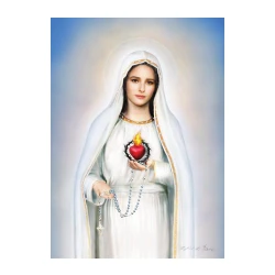 Matka Boża Fatimska - obraz z zawieszką